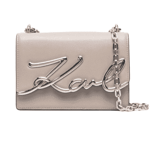 Beige Leather Crossbody Bag