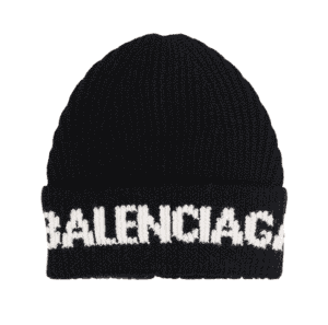 Black Beanie Hat With Logo