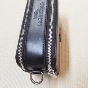 Black Leather Crossbody Bag