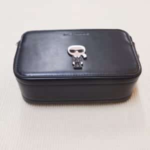 Black Leather Crossbody Bag