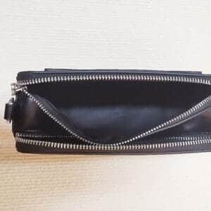 Black Leather Crossbody Bag