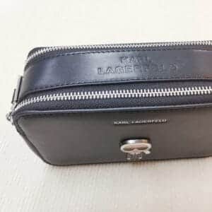 Black Leather Crossbody Bag