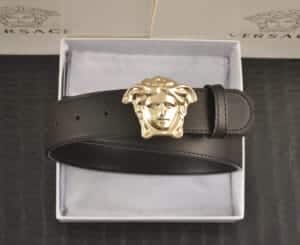 Schwarze Medusa-Gürtelschnalle