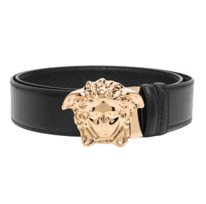 Schwarze Medusa-Gürtelschnalle
