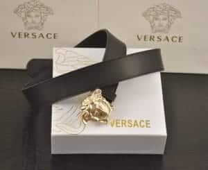 Schwarze Medusa-Gürtelschnalle