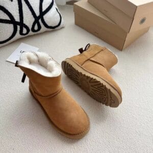 Brown Mini Bailey Bow