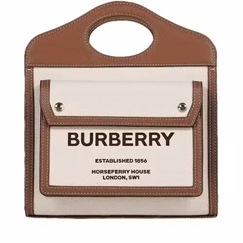 Burberry Reps Mini Brown Pocket Bag