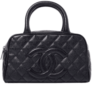Chanel Reps Caviar Small Bowler Black