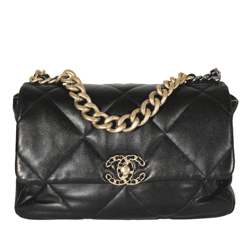 Chanel Reps Black Quilted Bag