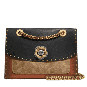 Coach Reps Parker With Rivets And Snakeskin