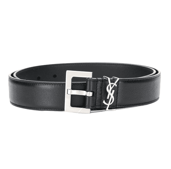 Ledergürtel mit Krokoprägung