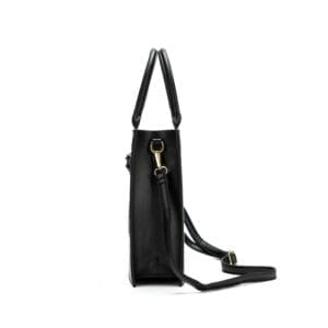 Large Black Canvas Tote