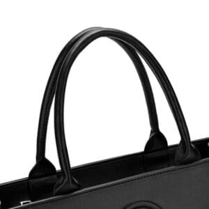 Large Black Canvas Tote