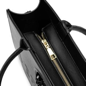 Large Black Canvas Tote