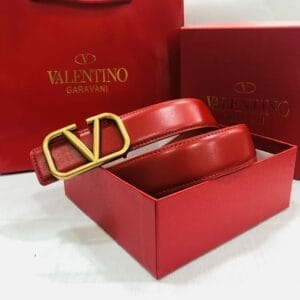 Gürtel mit Lederschnalle