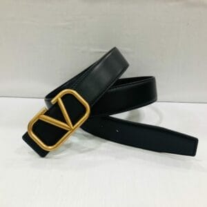 Gürtel mit Lederschnalle