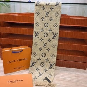 Logomania Scarf Pearl