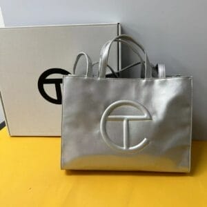 Medium Black Shopping Bag