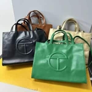 Medium Black Shopping Bag