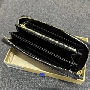 Microfiber Skin Long Wallet