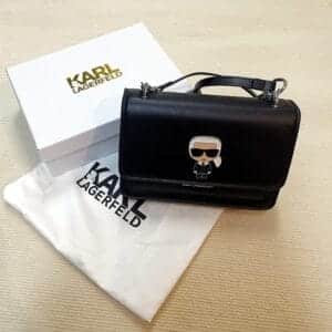 Mini Black Leather Crossbody Bag