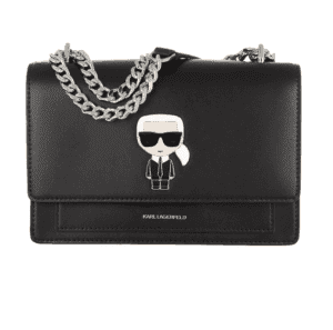 Mini Black Leather Crossbody Bag