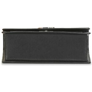 Mini Black Leather Crossbody Bag