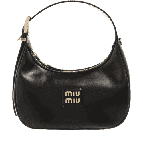 Miu Miu Reps Shoulder Bag Black/Brown