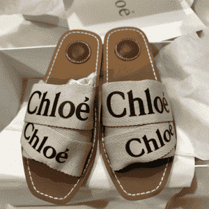 Woody Logo Slide Sandals