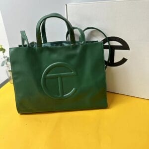 Yellow Shopping Bag - Green Box, 17X12X8CM
