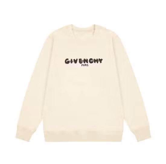 Beige Givenchy Sweatshirt with Black Logo