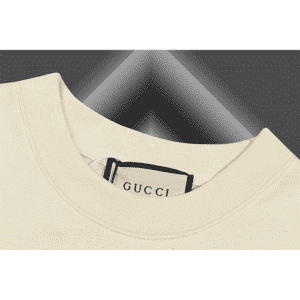 Beige Gucci Replica Sweatshirt with Bear Logo
