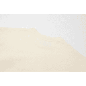 Beige Gucci Replica Sweatshirt with Red Logo