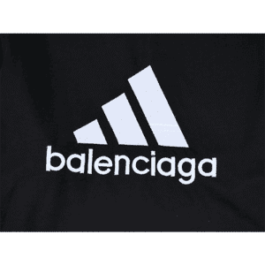 Black Adidas x Balenciaga Replica Oversized Sweatshirt