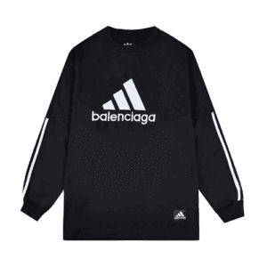 Black Adidas x Balenciaga Reps Oversized Sweatshirt