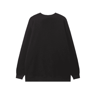 Black Balenciaga Replica Oversized Sweatshirt