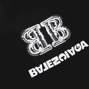 Black Balenciaga Replica Oversized Sweatshirt