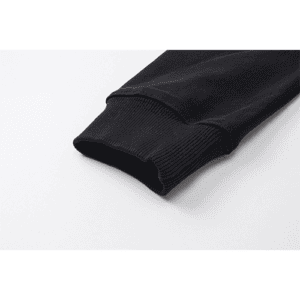 Black Balenciaga Replica Sweatshirt with a Green Logo