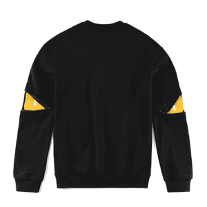 Black Fendi Eyes Logo Sweatshirt Replica - Yellow