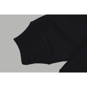 Black Fendi Replica Sweatshirt with Yellow Pocket