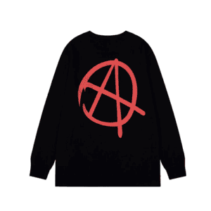 Black Gallery Dept Replica Sweatshirt with Anarchy