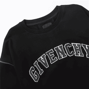 Black Givenchy Replica Oversized Sweatshirt