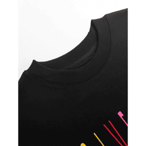 Black Givenchy Replica Sweatshirt with Rainbow Logo