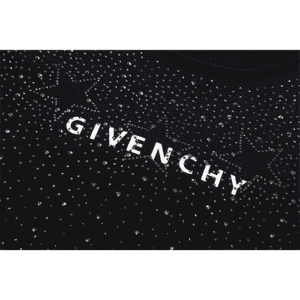 Black Givenchy Replica Sweatshirt with Star Sequins