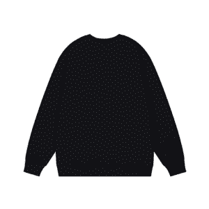 Black Gucci Replica Oversized Sweatshirt