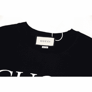 Black Gucci Replica Oversized Sweatshirt