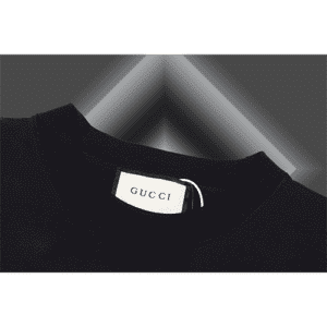 Black Gucci Replica Sweatshirt with Bear Logo
