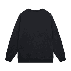Black Gucci Replica Sweatshirt with Red Logo