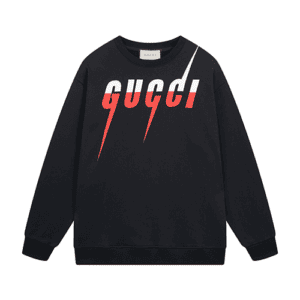 Black GC Replica Sweatshirt with Red Logo