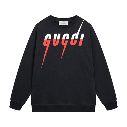 Black GC Replica Sweatshirt with Red Logo